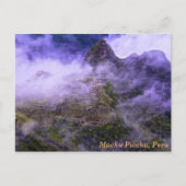Machu Picchu, Peru Briefkaart (Voorkant)