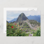 Machu Picchu, Peru Briefkaart (Voorkant / Achterkant)