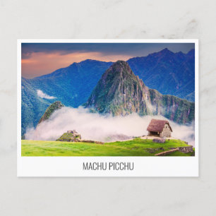 Machu Picchu, Peru-briefkaart Feestdagenkaart
