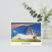 Machu Picchu, Peru-briefkaart Feestdagenkaart (Staand voorkant)