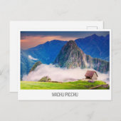 Machu Picchu, Peru-briefkaart Feestdagenkaart (Voorkant / Achterkant)