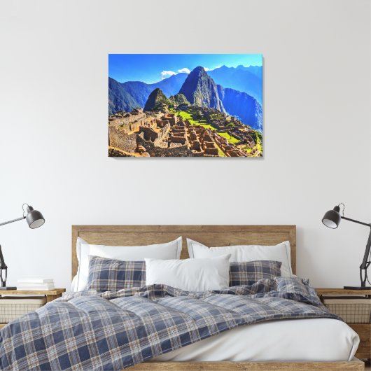 Machu Picchu - Peru Canvas Afdruk (Insitu (Slaapkamer))