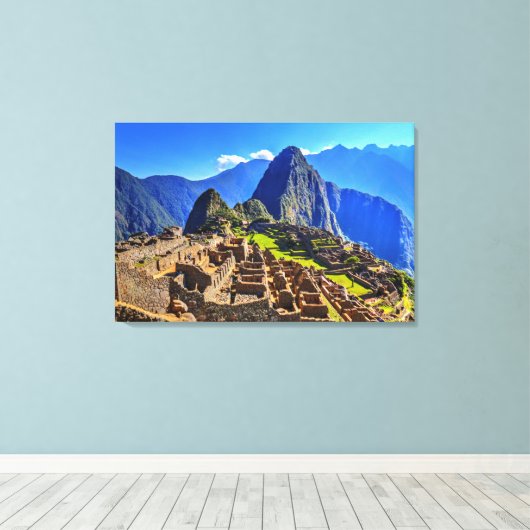 Machu Picchu - Peru Canvas Afdruk (Insitu (Houten vloer))