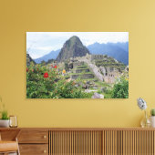Machu Picchu, Peru Canvas Afdruk (Insitu (Woonkamer))