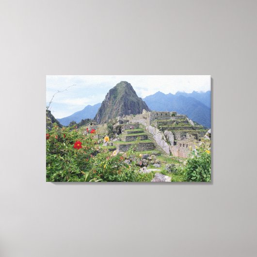 Machu Picchu, Peru Canvas Afdruk (Voorkant)