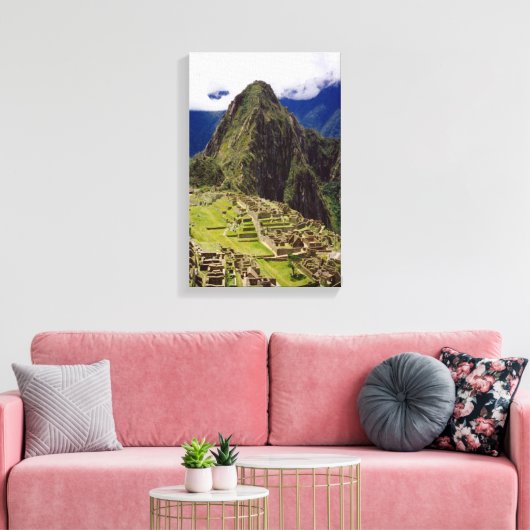 Machu Picchu, Peru Canvas Afdruk (Insitu (Woonkamer))