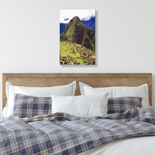 Machu Picchu, Peru Canvas Afdruk (Insitu (Slaapkamer))