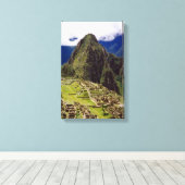 Machu Picchu, Peru Canvas Afdruk (Insitu (Houten vloer))