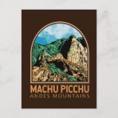Machu Picchu Peru  Emblem Briefkaart (Voorkant)
