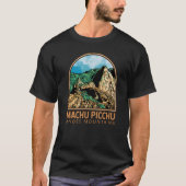 Machu Picchu Peru  Emblem T-shirt (Voorkant)