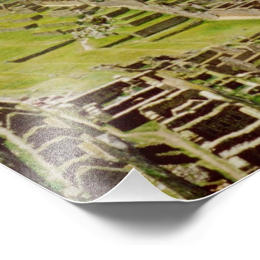 Machu Picchu, Peru Foto Afdruk (Hoek)