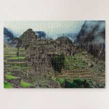 Machu Picchu Peru Fotografie Jigzaag Puzzle