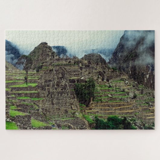 Machu Picchu Peru Fotografie Jigzaag Puzzle Legpuzzel (Horizontaal)