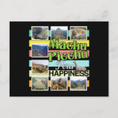 Machu Picchu Peru Geluk Briefkaart (Voorkant)