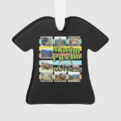 Machu Picchu Peru Geluk Ornament (achterkant)