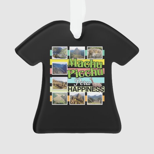 Machu Picchu Peru Geluk Ornament (voorkant)