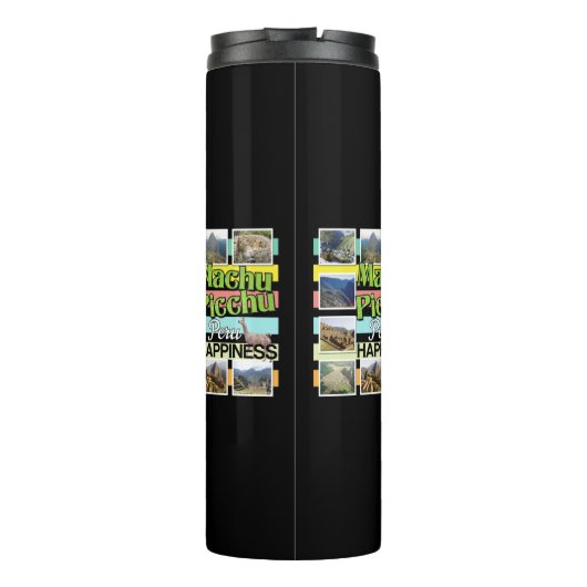 Machu Picchu Peru Geluk Thermosbeker (Achterkant)