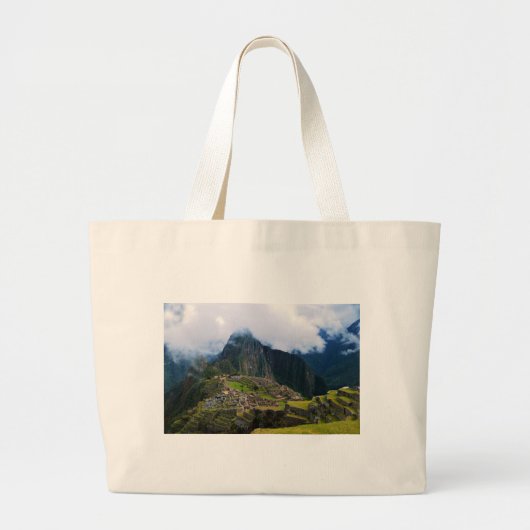 Machu Picchu, Peru Grote Tote Bag (Voorkant)