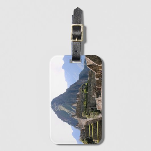 Machu Picchu Peru - Huayna Picchu Mountain Bagagelabel (Voorkant (verticaal))