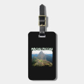 Machu Picchu Peru - Huayna Picchu Mountain Bagagelabel (Voorkant verticaal)