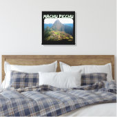 Machu Picchu Peru - Huayna Picchu Mountain Canvas Afdruk (Insitu (Slaapkamer))