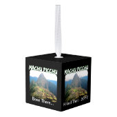 Machu Picchu Peru - Huayna Picchu Mountain Decoratie (Achter hoekig)