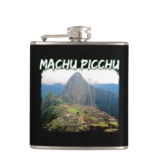 Machu Picchu Peru - Huayna Picchu Mountain Heupfles (Voorkant)
