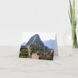Machu Picchu Peru - Huayna Picchu Mountain Kaart