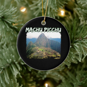 Machu Picchu Peru - Huayna Picchu Mountain Keramisch Ornament