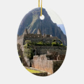 Machu Picchu Peru - Huayna Picchu Mountain Keramisch Ornament (Achterkant)