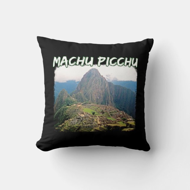 Machu Picchu Peru - Huayna Picchu Mountain Kussen (Voorkant)