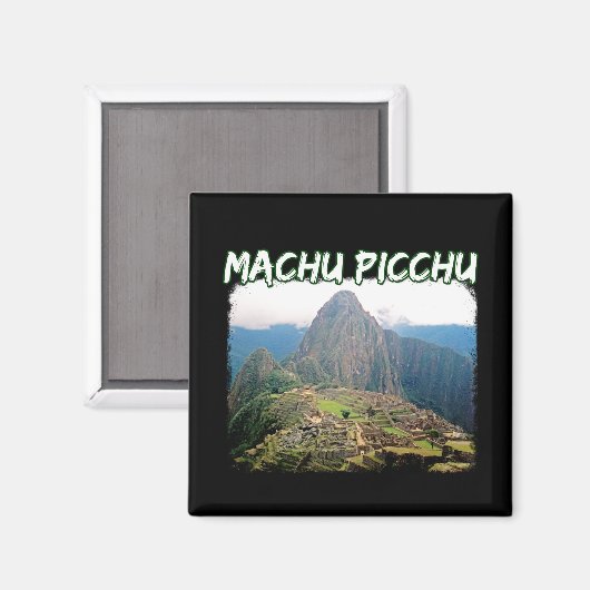 Machu Picchu Peru - Huayna Picchu Mountain Magneet (Voorkant / Achterkant)