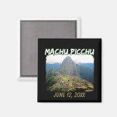 Machu Picchu Peru - Huayna Picchu Mountain Magneet (Voorkant / Achterkant)