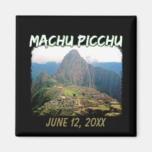 Machu Picchu Peru - Huayna Picchu Mountain Magneet
