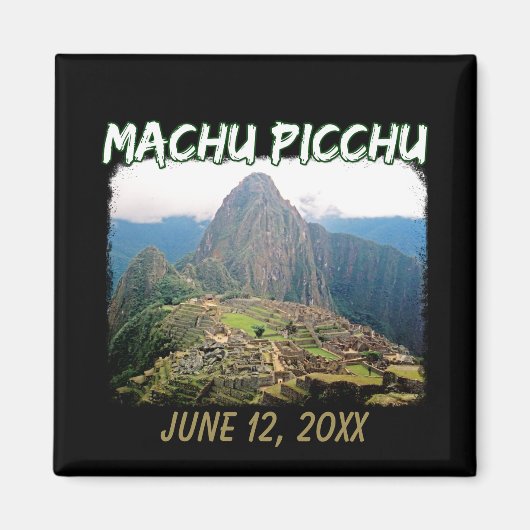 Machu Picchu Peru - Huayna Picchu Mountain Magneet (Voorkant)