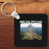 Machu Picchu Peru - Huayna Picchu Mountain Sleutelhanger (Voorkant)