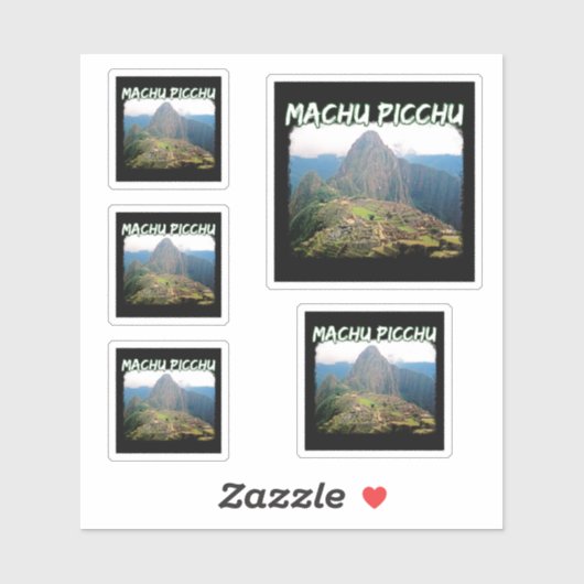 Machu Picchu Peru - Huayna Picchu Mountain Sticker (Vel)