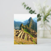 machu picchu peru inca briefkaart (Staand voorkant)
