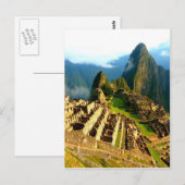 machu picchu peru inca briefkaart (Voorkant / Achterkant)