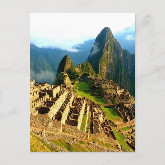 machu picchu peru inca briefkaart (Voorkant)