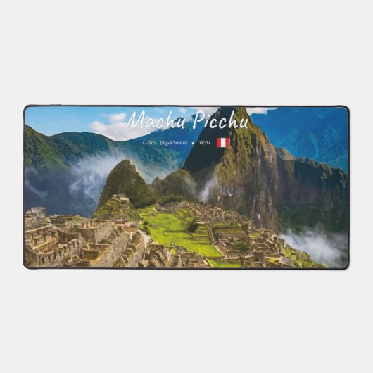 Machu Picchu, Peru - Inca Citadel Ruïnes Bureaumat (Voorkant)