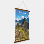 Machu Picchu, Peru - Inca Citadel Ruïnes Hangend Wandkleed (Gebogen)