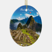 Machu Picchu, Peru - Inca Citadel Ruïnes Keramisch Ornament (Rechts)