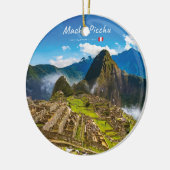 Machu Picchu, Peru - Inca Citadel Ruïnes Keramisch Ornament (Links)