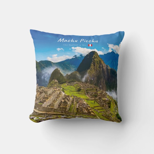 Machu Picchu, Peru - Inca Citadel Ruïnes Kussen (Voorkant)