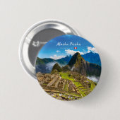 Machu Picchu, Peru - Inca Citadel Ruïnes Ronde Button 5,7 Cm (Voorkant /achterkant)