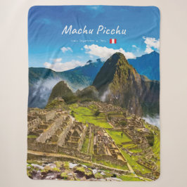 Machu Picchu, Peru - Inca Citadel Ruïnes Sherpa Deken