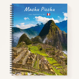Machu Picchu, Peru - Inca Citadel Ruïnes Spiraal Notitieboek