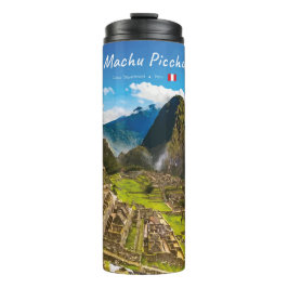 Machu Picchu, Peru - Inca Citadel Ruïnes Thermosbeker