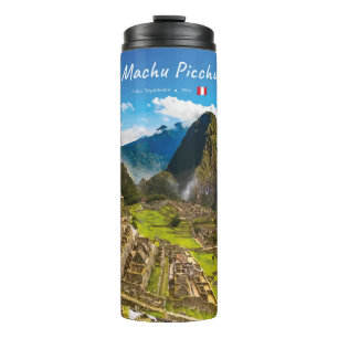 Machu Picchu, Peru - Inca Citadel Ruïnes Thermosbeker